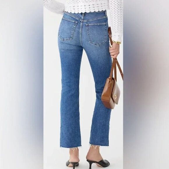 J. Crew Slim Demi Boot Jeans in Normandy Blue size 33 NWOT - Picture 2 of 13